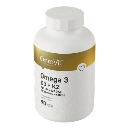 OstroVit Omega 3 D3+K2 90 capsules